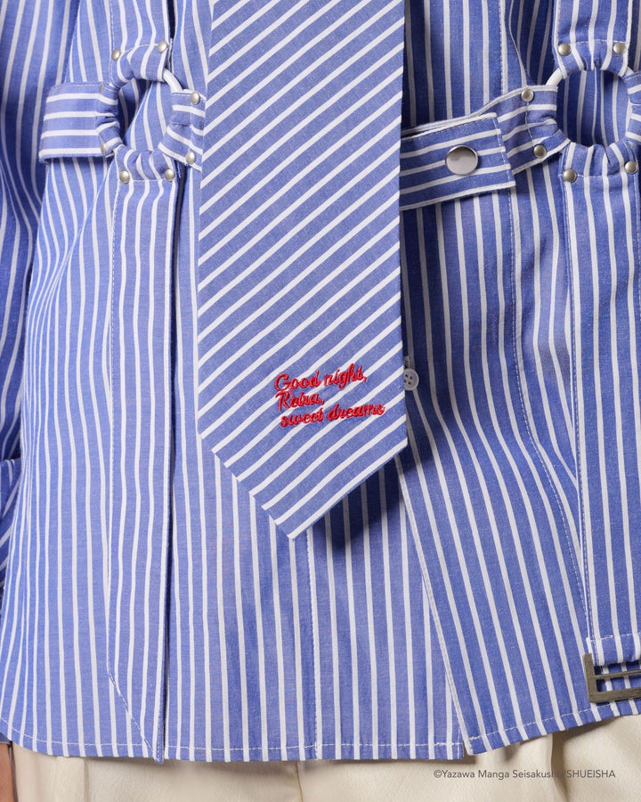 NANA × ADDIXY TIE BONDAGE SHIRT [BLUE]