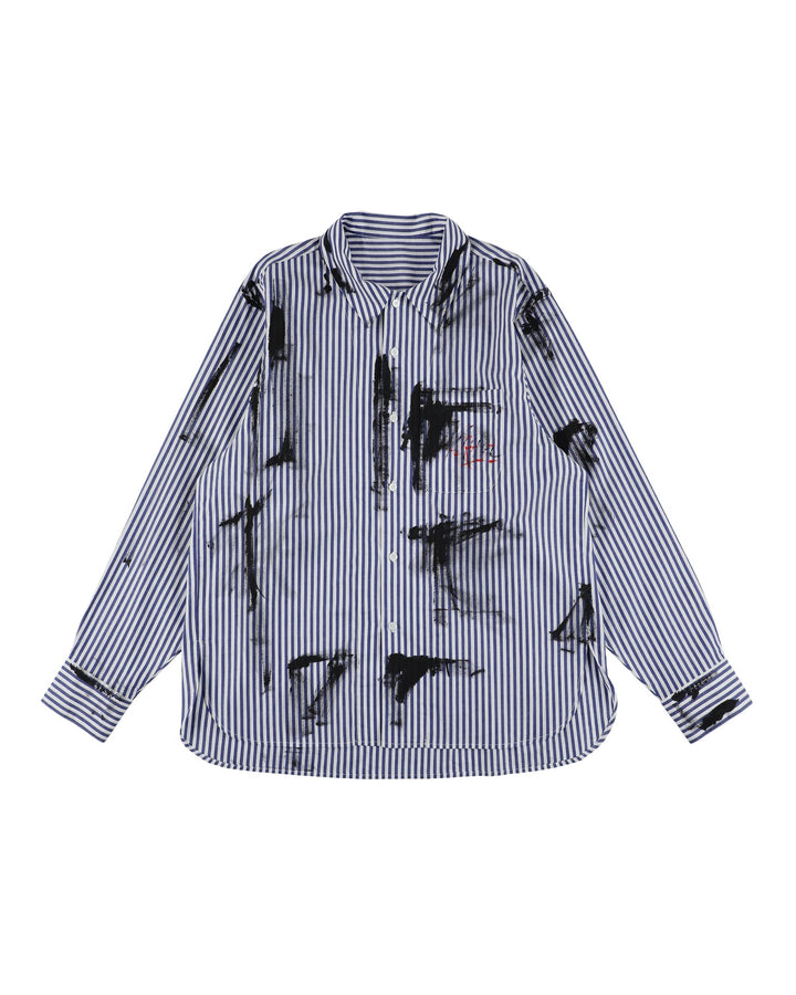 ART PAINT SHIRT【BLUE】
