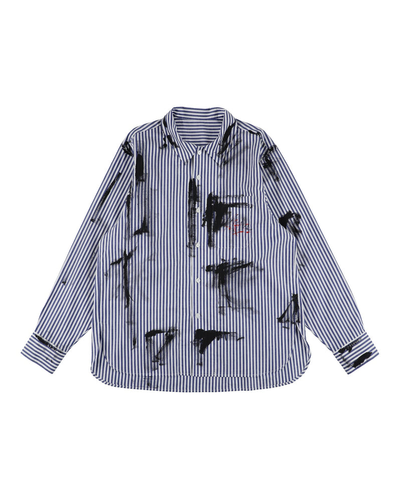 ART PAINT SHIRT【BLUE】
