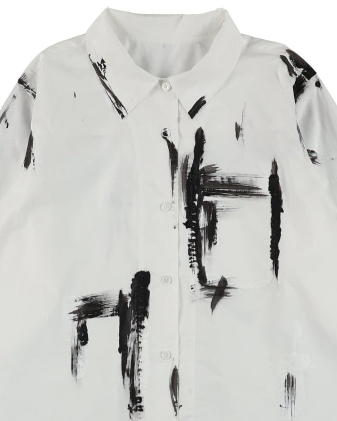 ART PAINT SHIRT【WHITE】