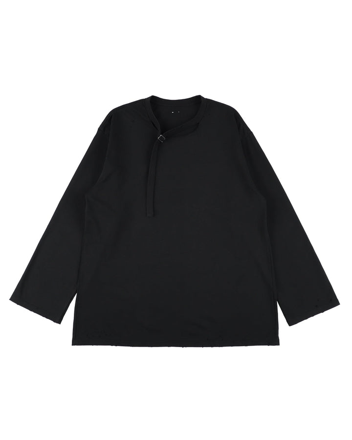 CHOKER DETAIL LONG SLEEVE【BLACK】