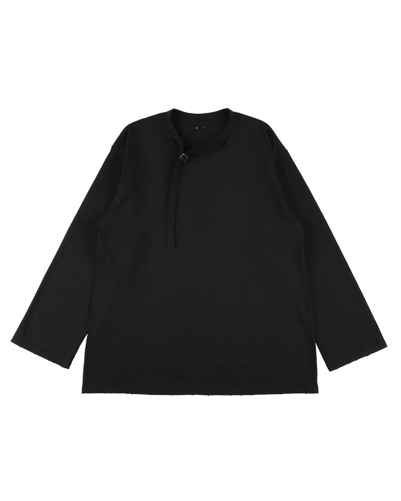 CHOKER DETAIL LONG SLEEVE【BLACK】