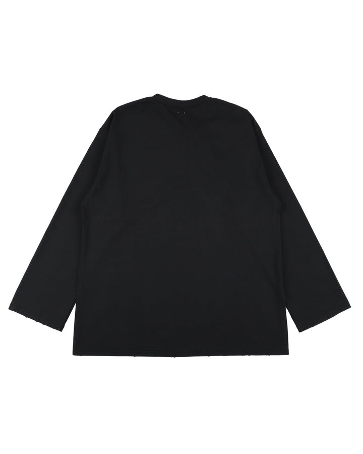CHOKER DETAIL LONG SLEEVE【BLACK】