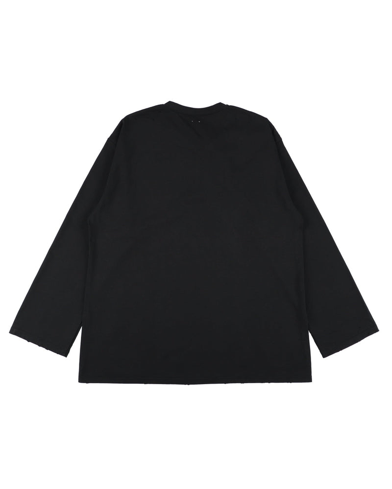 CHOKER DETAIL LONG SLEEVE【BLACK】