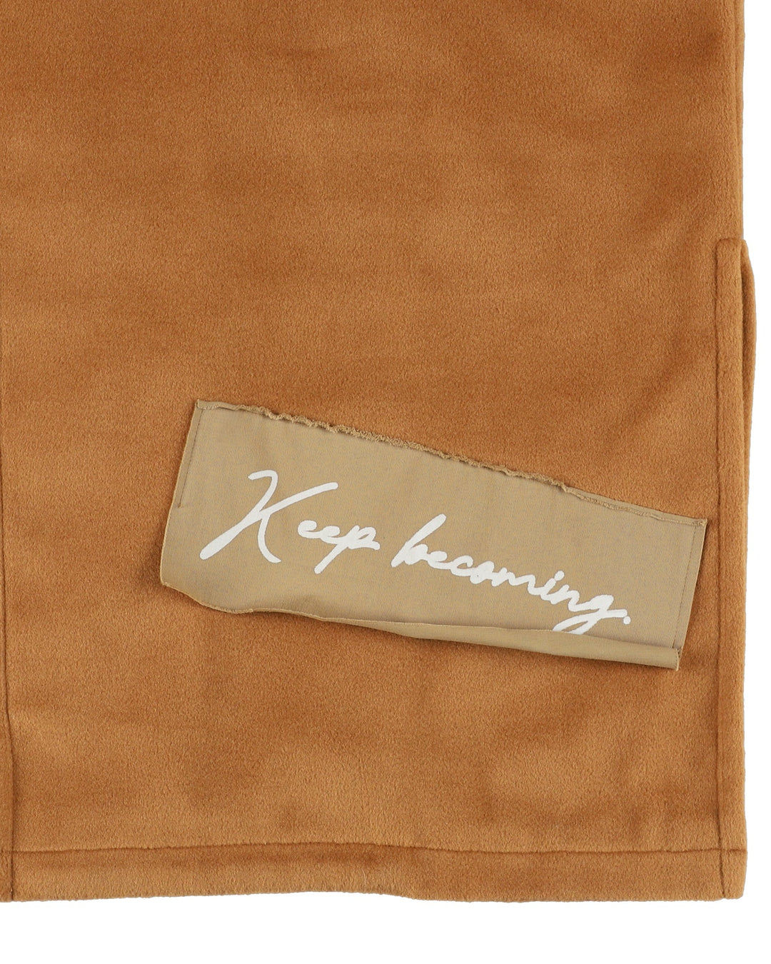 FRAGMENTED PANEL COAT【CAMEL】