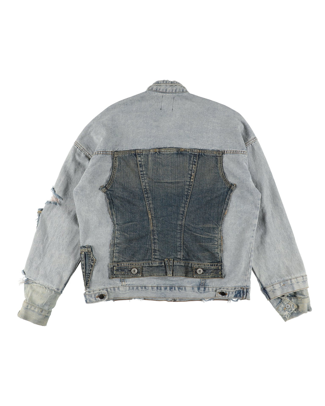 ＜UPCYCLED＞DENIM PANEL JACKET