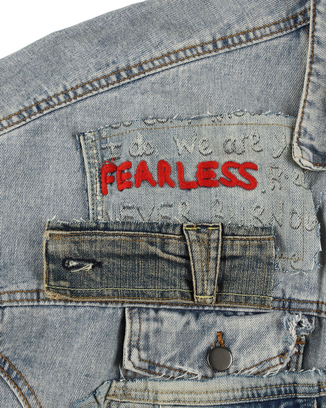 ＜UPCYCLED＞DENIM PANEL JACKET