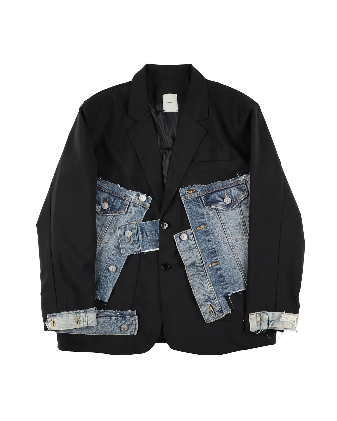 UPCYCLED＞DENIM REBUILD JACKET – ADDIXY