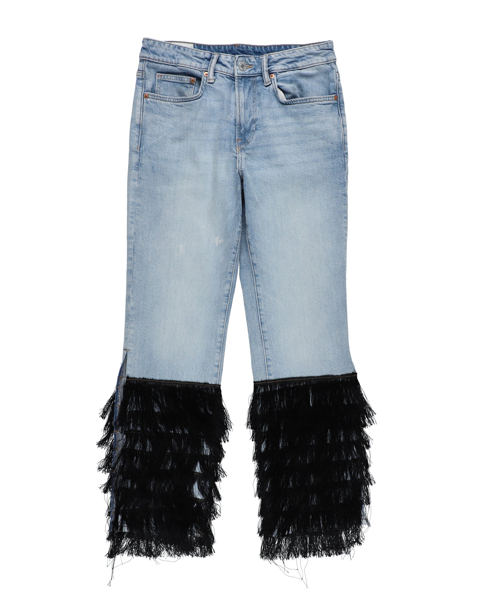 UPCYCLED＞FRINGE HEM DENIM – ADDIXY