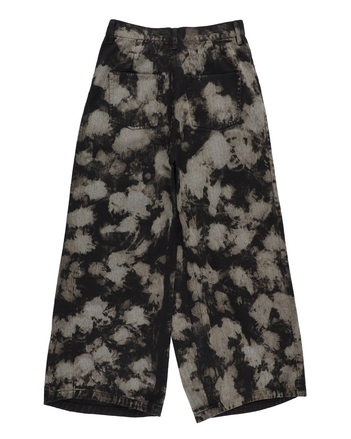 WRAP FRONT WIDE DENIM【MIX】