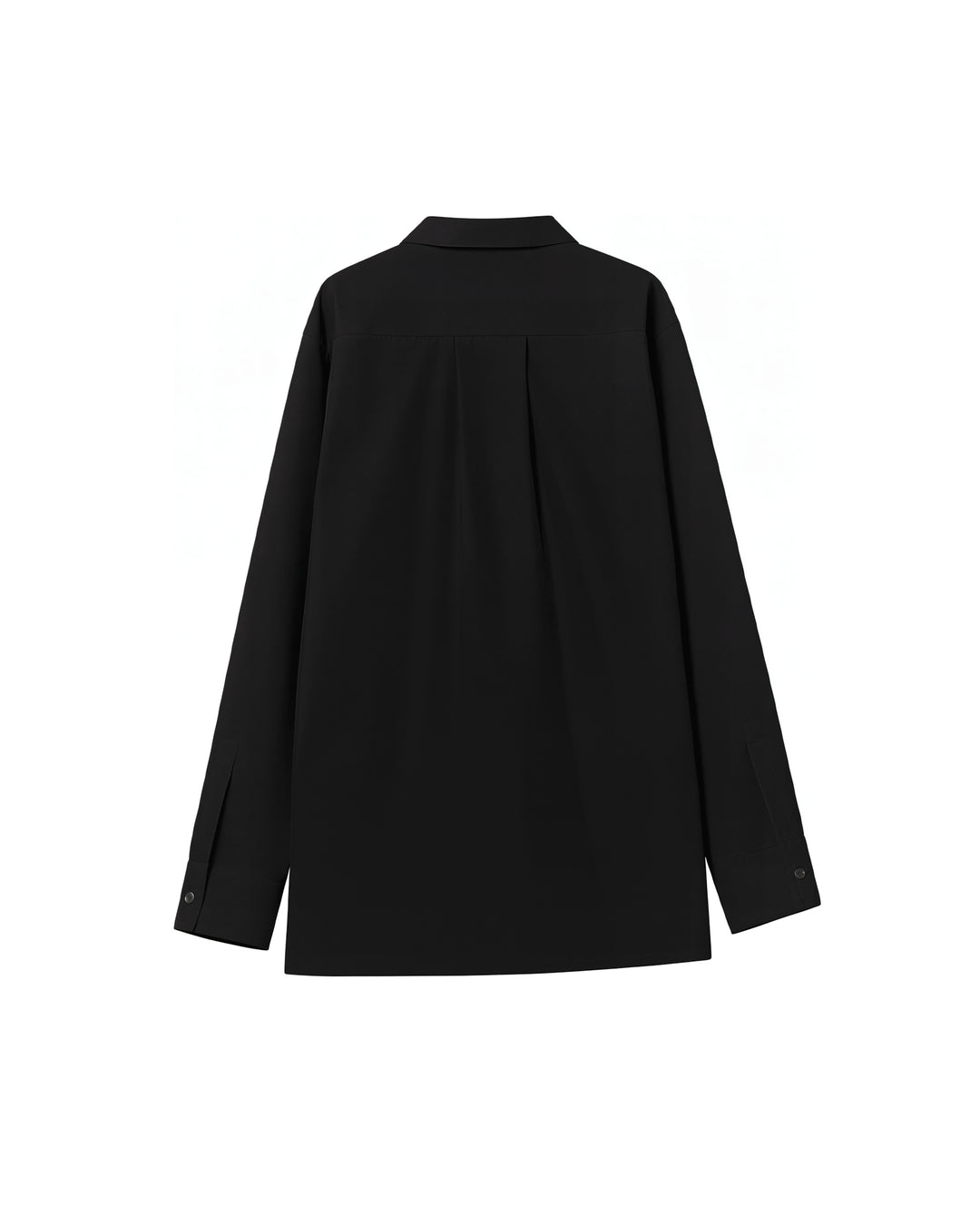 METAL RING TIE SHIRT [BLACK]