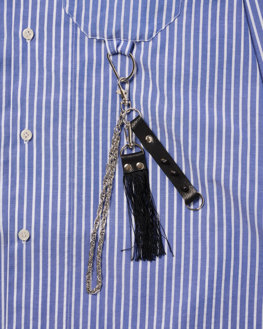 KEYRING GRAPHIC SHIRT [BLUE]