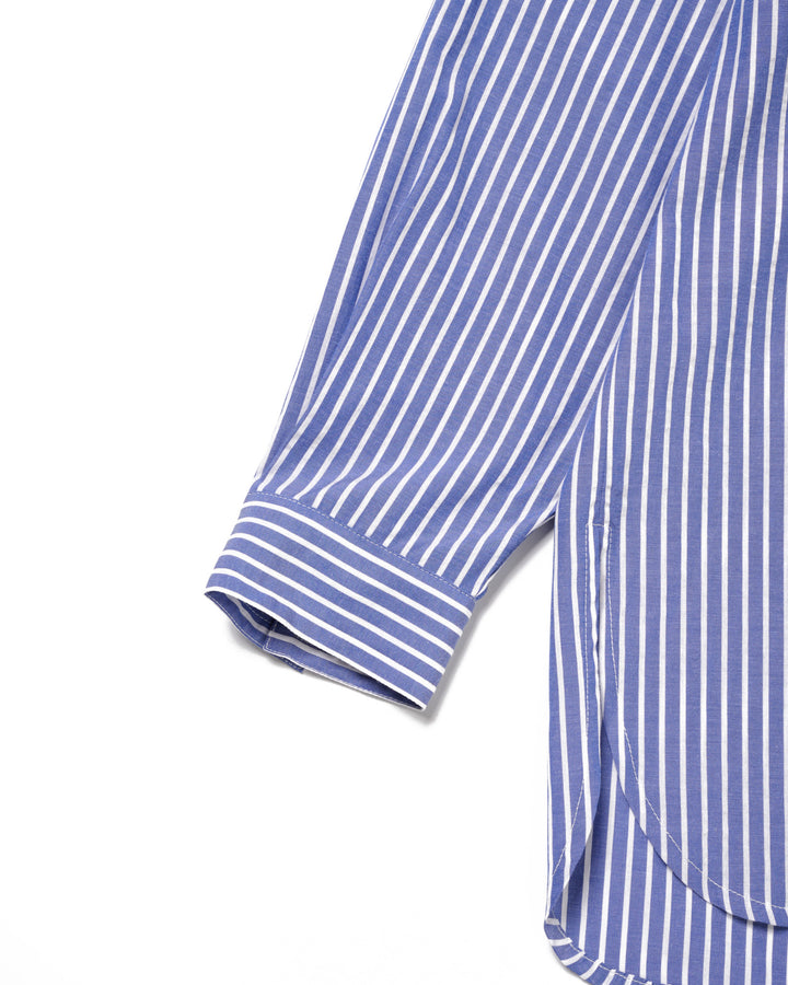 METAL RING TIE SHIRT【BLUE】