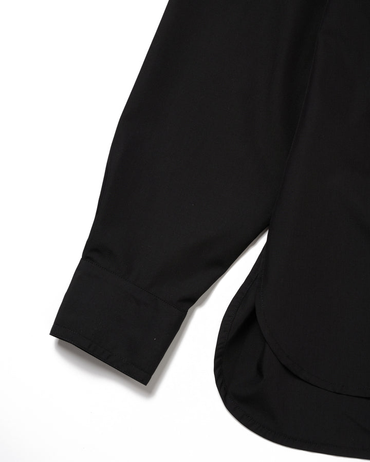 METAL RING TIE SHIRT [BLACK]