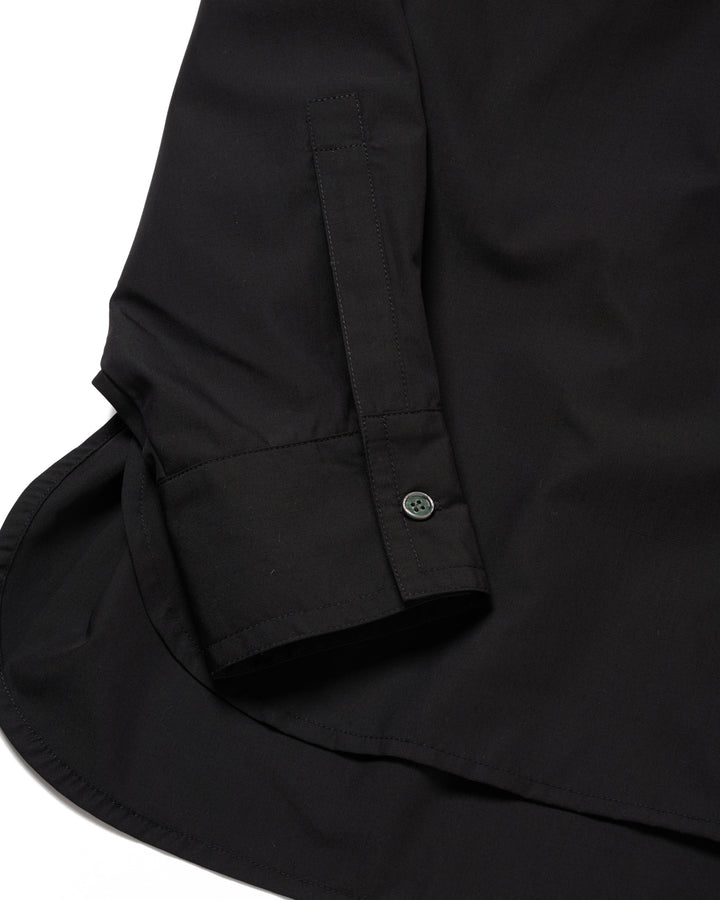 METAL RING TIE SHIRT [BLACK]