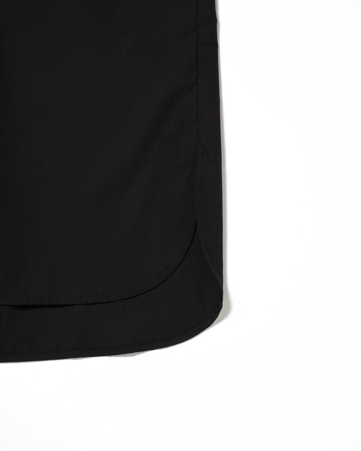 METAL RING TIE SHIRT [BLACK]