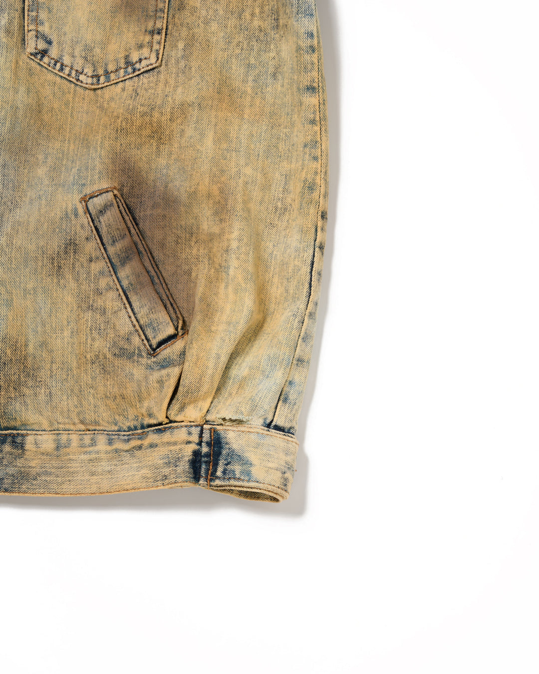 【1/1 PIECE】＜UPCYCLED＞HYPER BLEACH DENIM JACKET【BLUE】