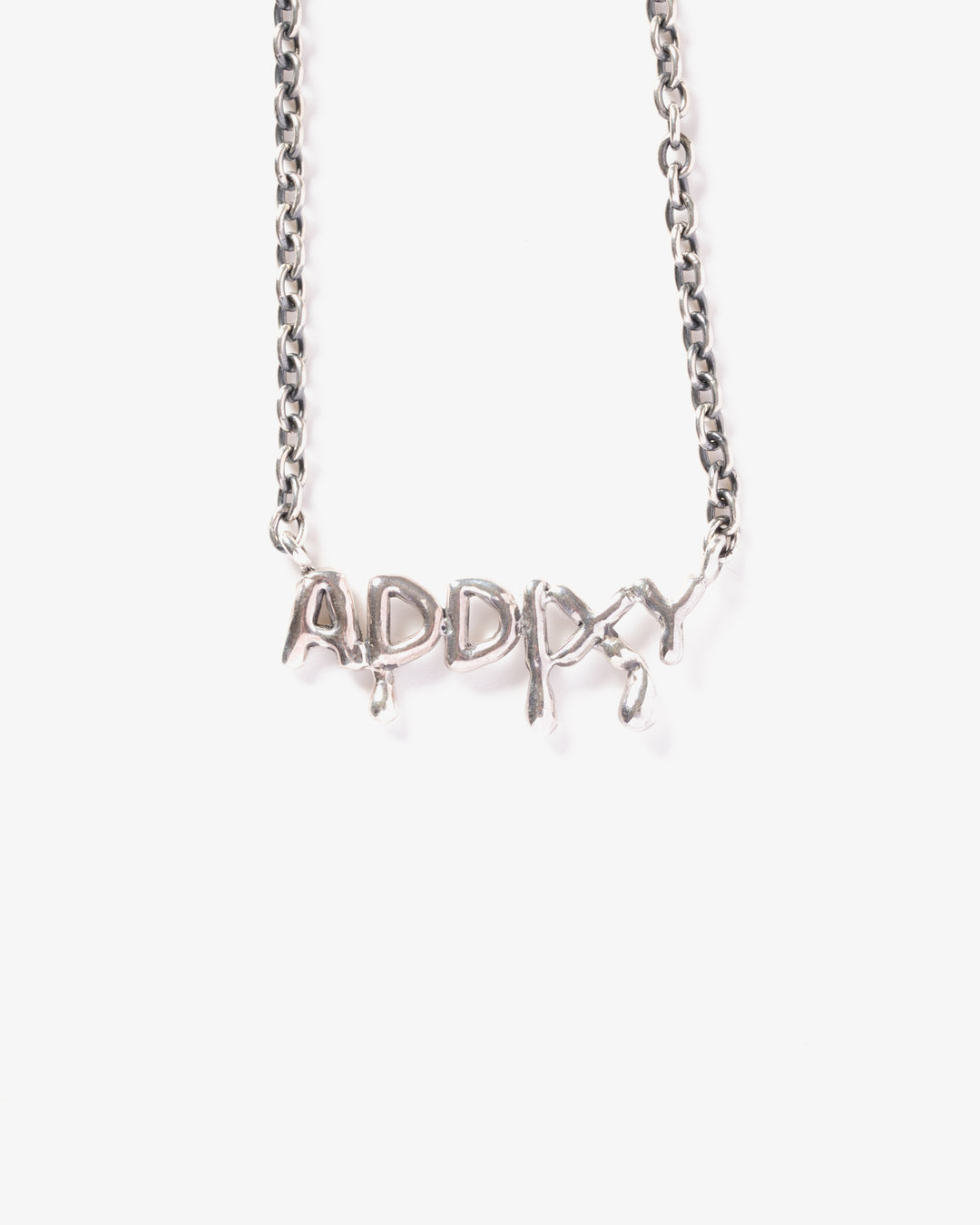 MELT LOGO CHAIN NECKLACE