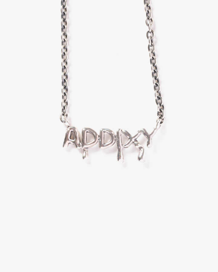 MELT LOGO CHAIN NECKLACE