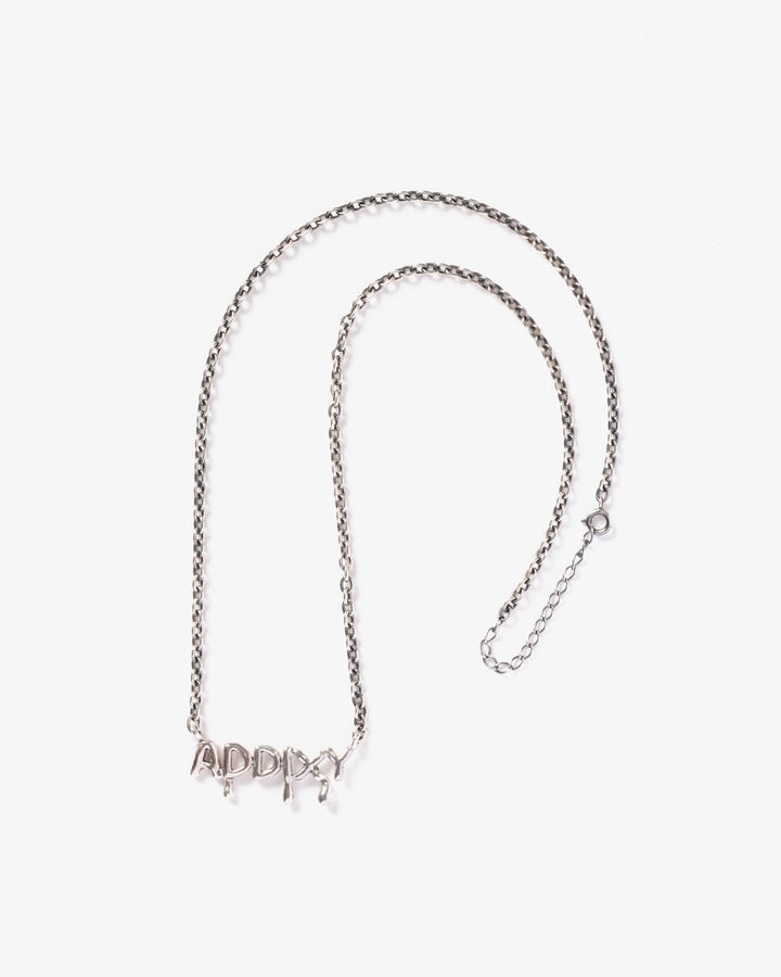 MELT LOGO CHAIN NECKLACE