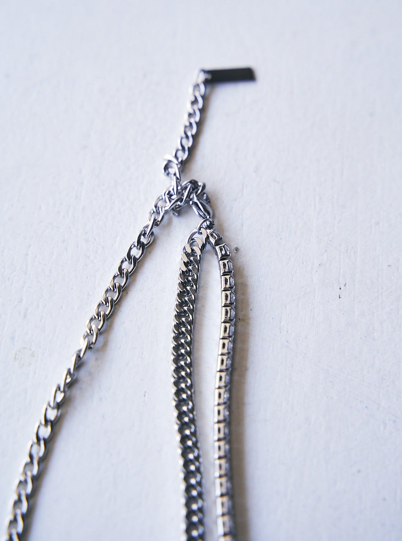 [UNISEX] 2way DOUBLE CHAIN ​​NECKLACE